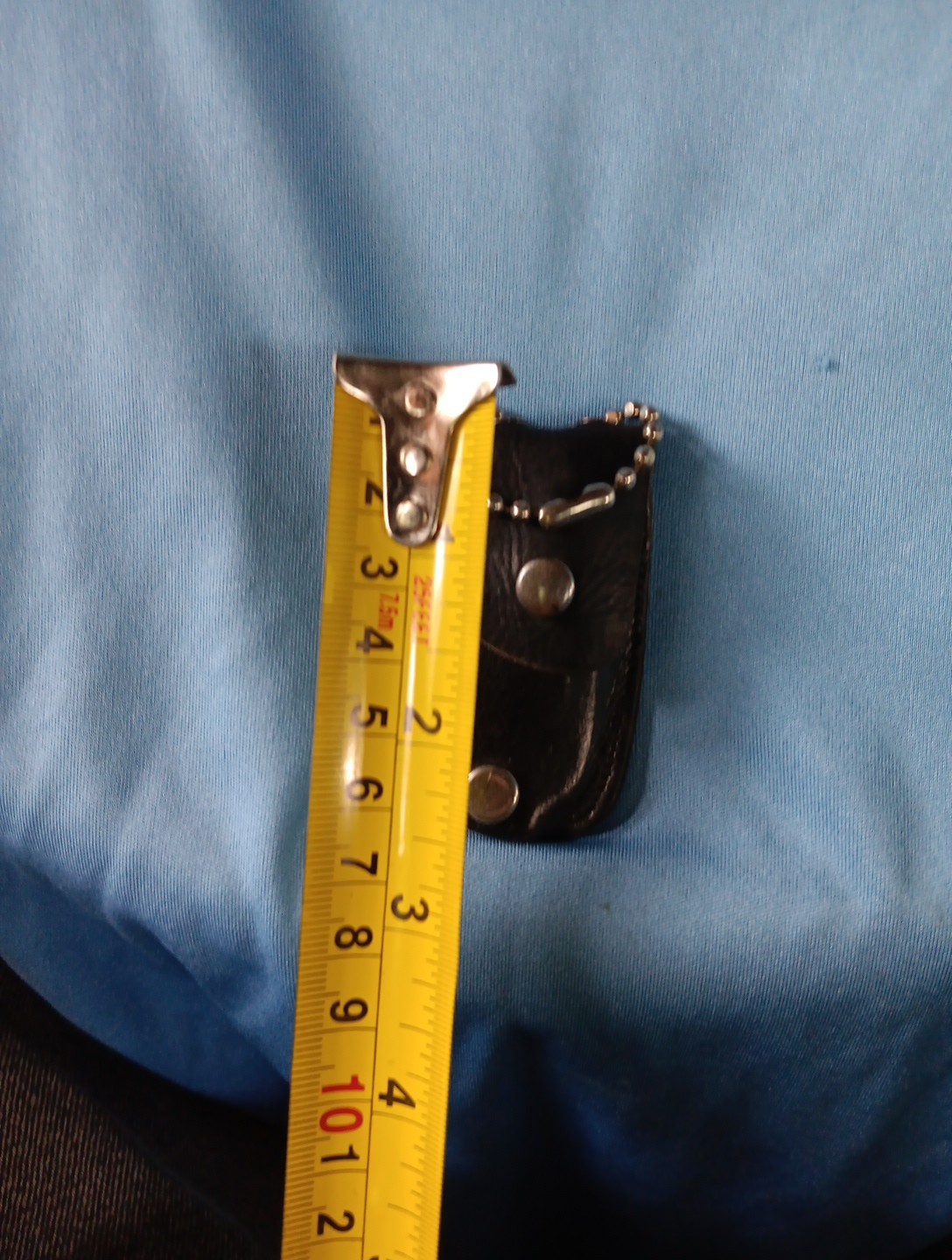 VINTAGE POCKET TOOL with Leather Holder: Screw Driver, Bottle Opener, File Knife