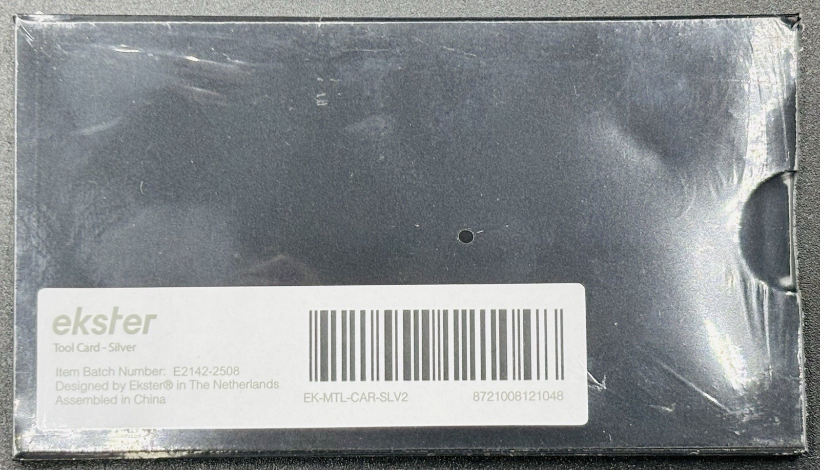ekster Tool Card – Silver {EK-MTL-CAR-SLV2}