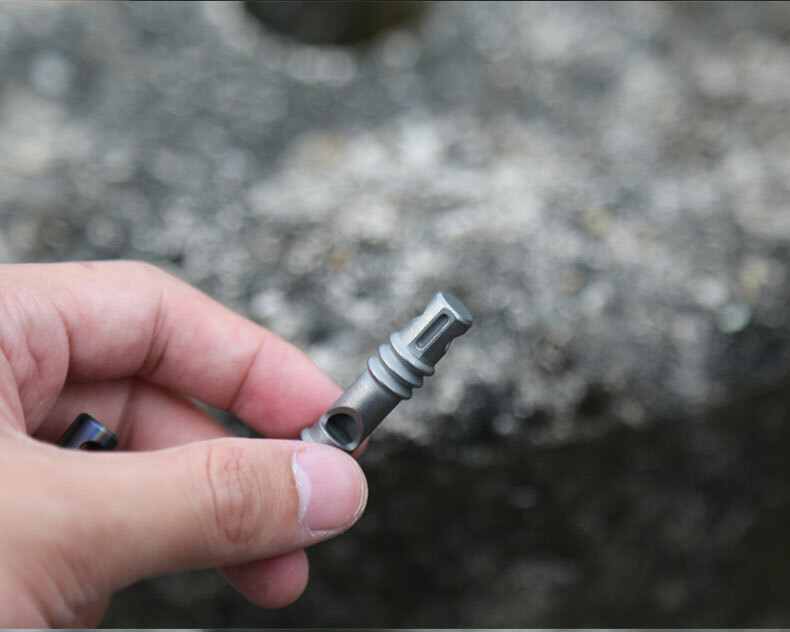 Titanium TC4 Safe Whistle SOS High Frequency Training EDC Outdoor Survival Tool
