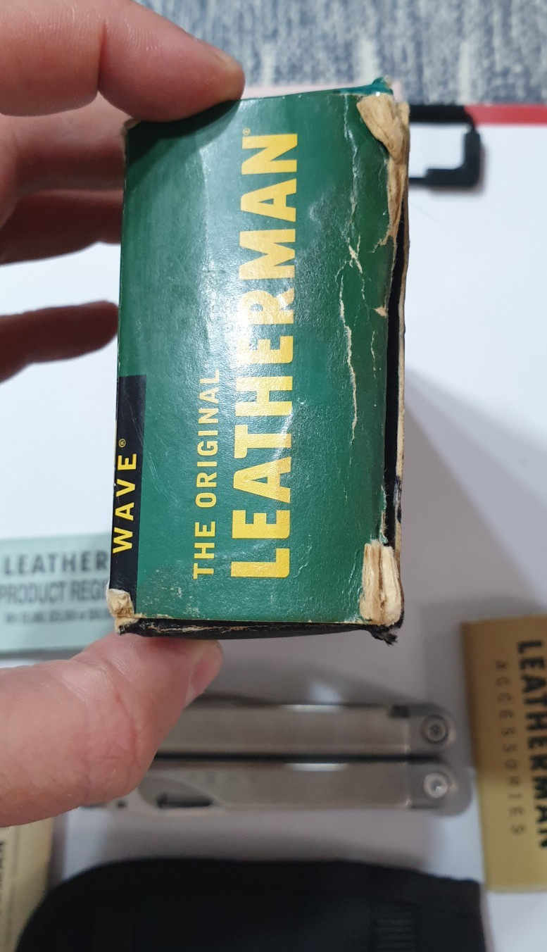 🔥🔥 Leatherman Original Wave OG New Retired Very Rare Box Collectable Pat Pend