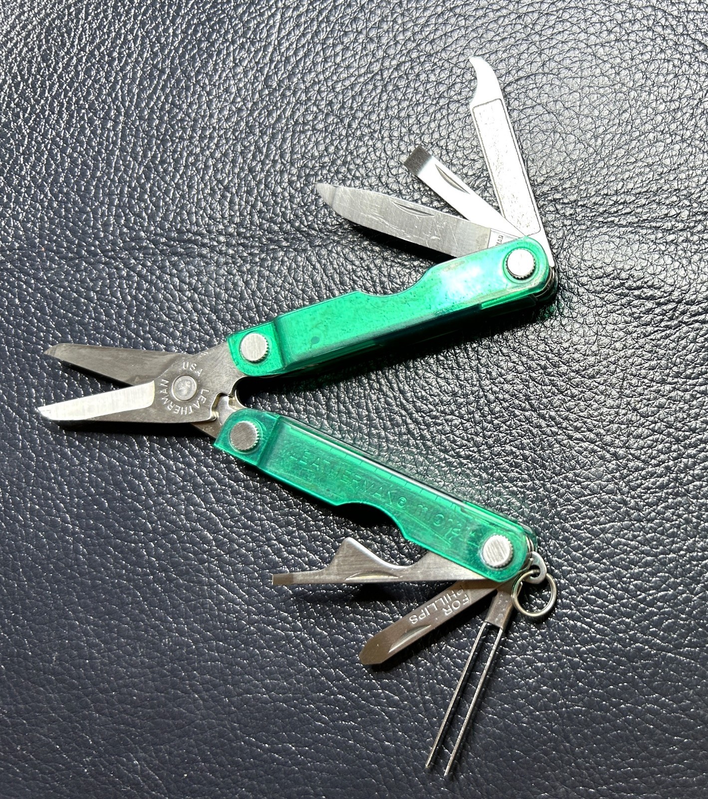 Leatherman MICRA Multi-Tool – Polycarbonate Green – 10/00 – 06/01