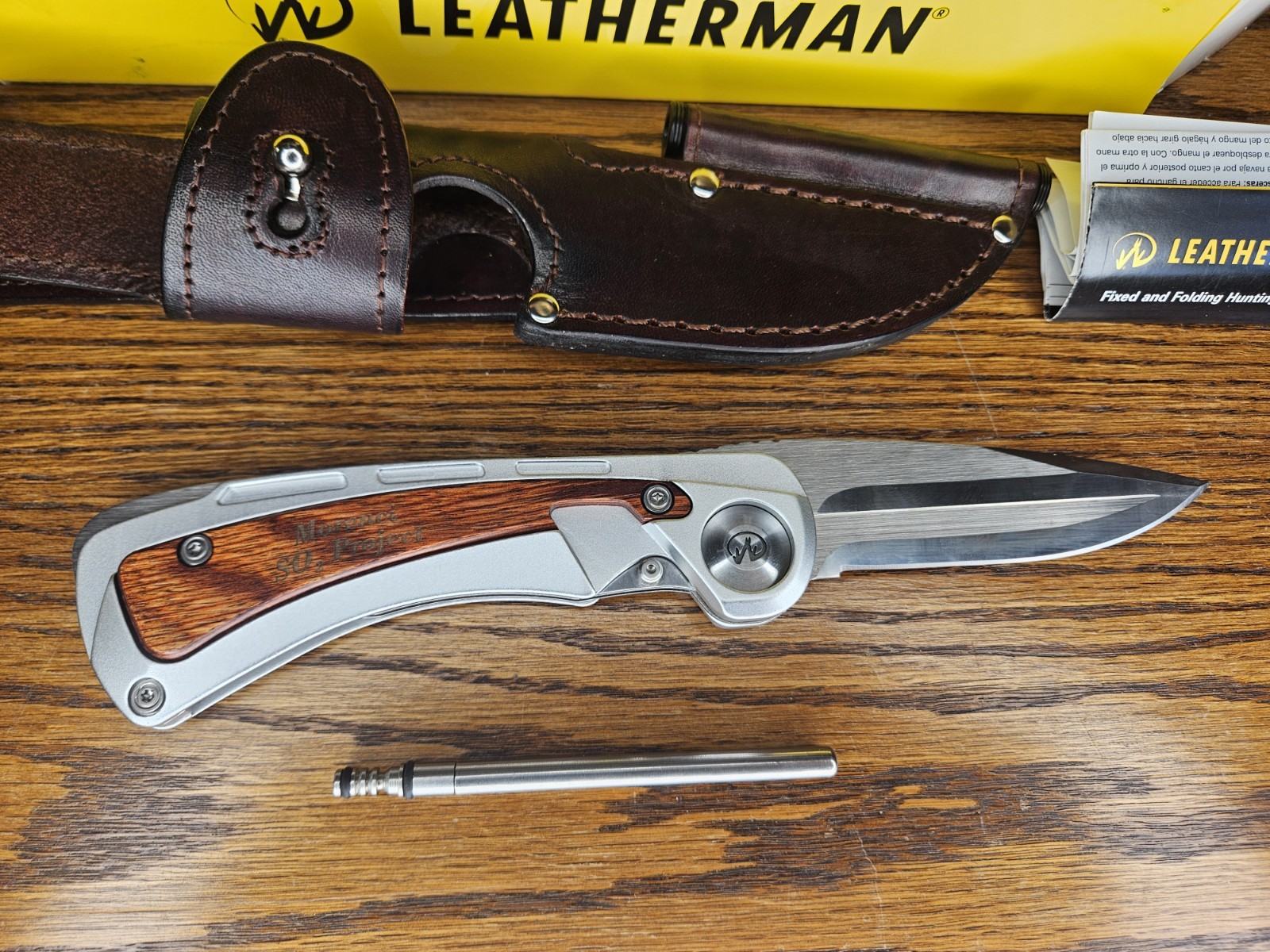 Leatherman Steens Fixed Blade Knife Multitool Saw Gut Hook – Discontinued – 032