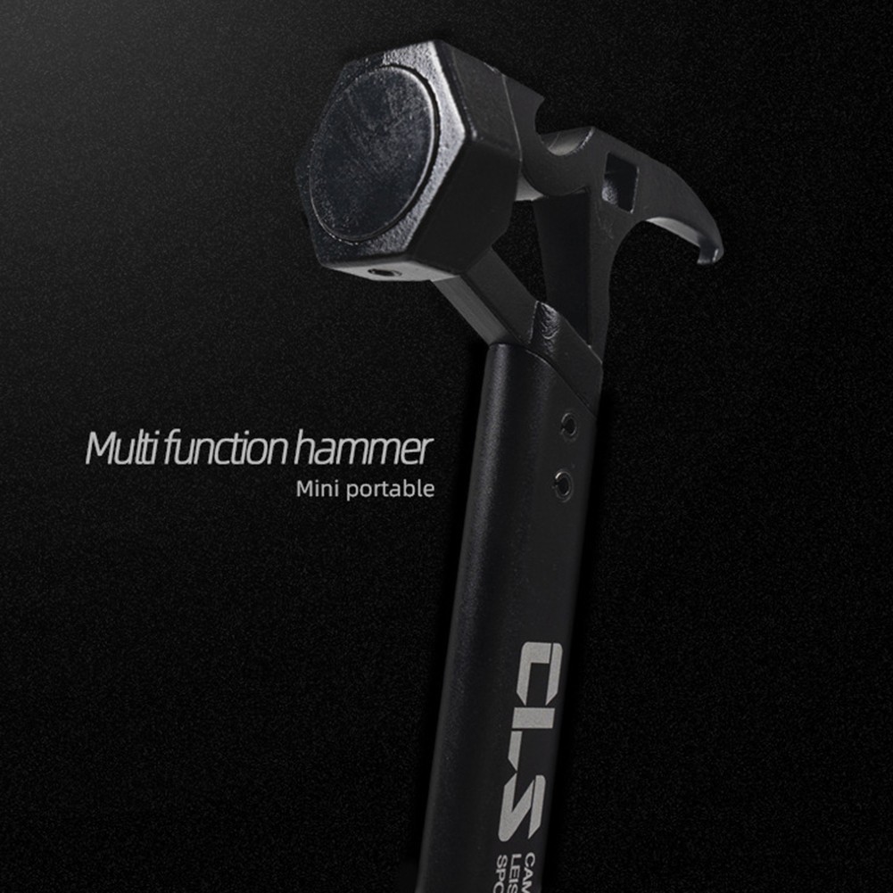 Stainless Steel Camping Hammer Multifunction Nail Puller & Bottle Opener