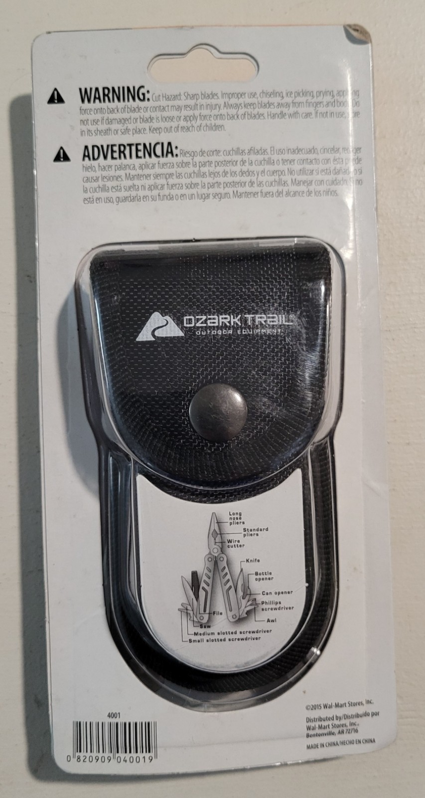 2 Pc Ozark Trail Multi Tool 12 In 1 And Key Chain Multi Tool Both New