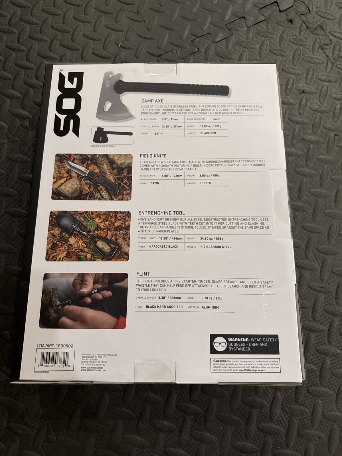 SOG Ultimate Camping Kit NEW