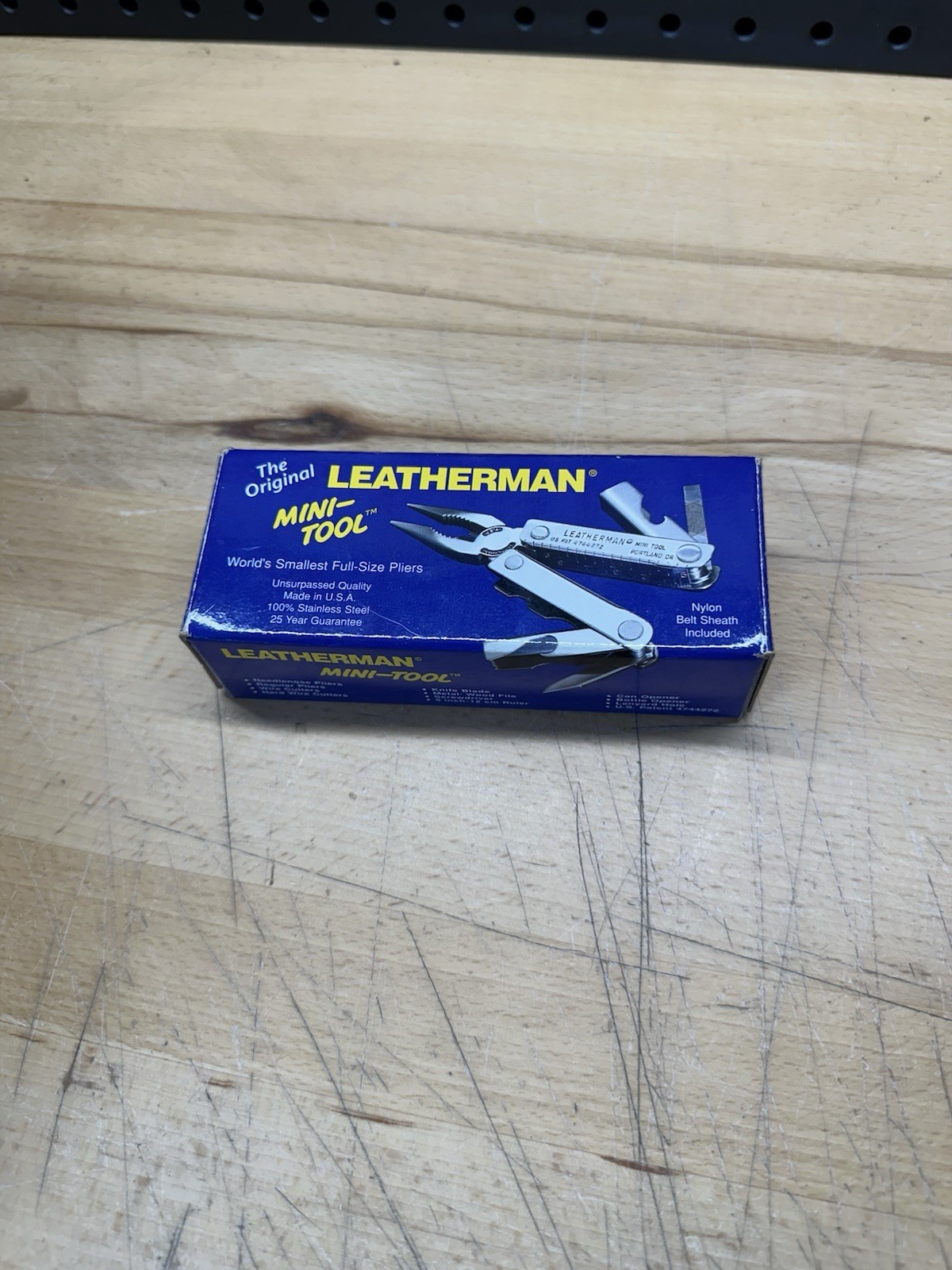 Original Vintage Leatherman Mini Tool Multitool In Box Near Mint Very Nice