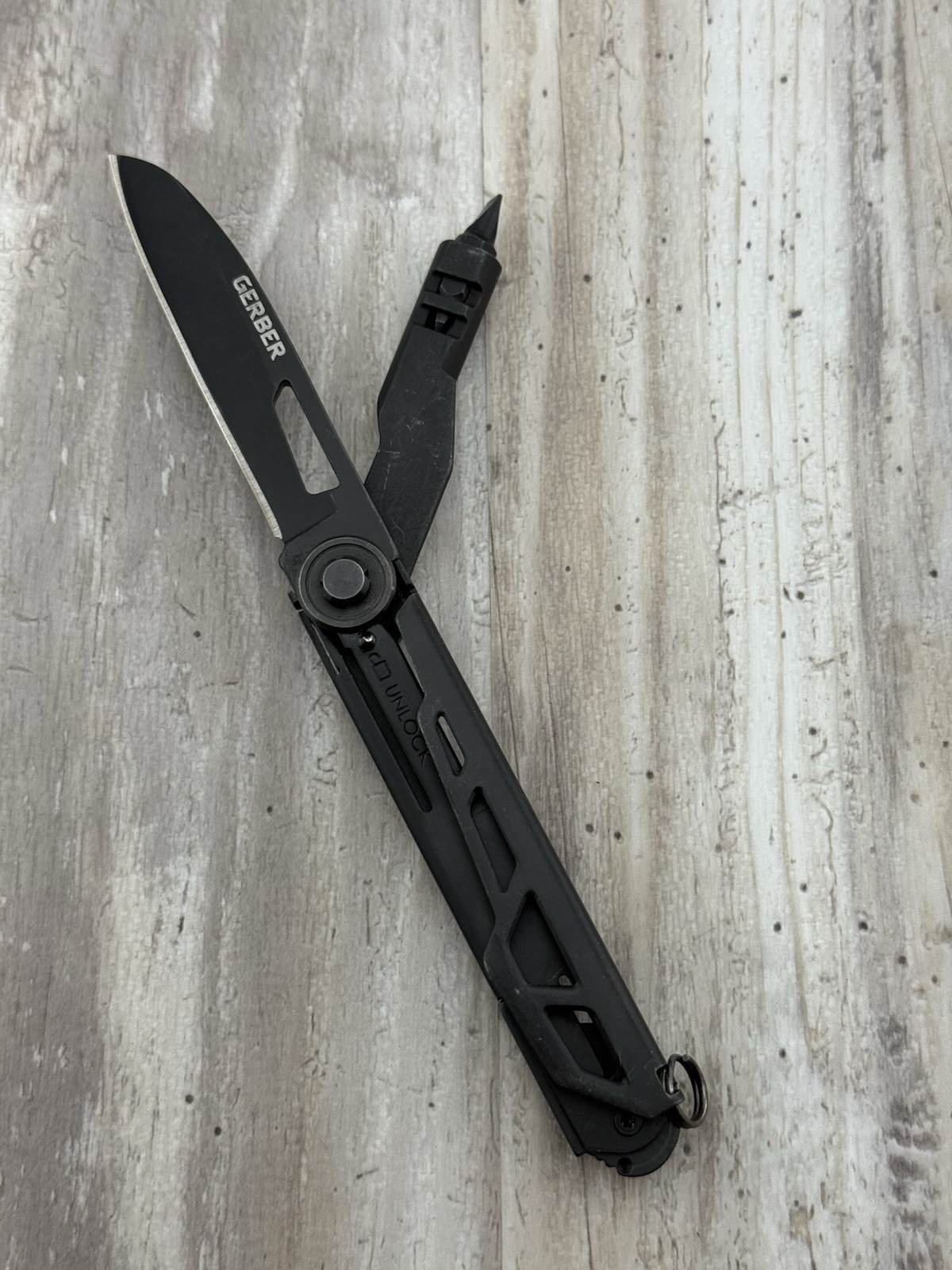 Lot of 2: Gerber Armbar Drive Black & Armbar Cork Gold Multi-Tool Pocket Knife