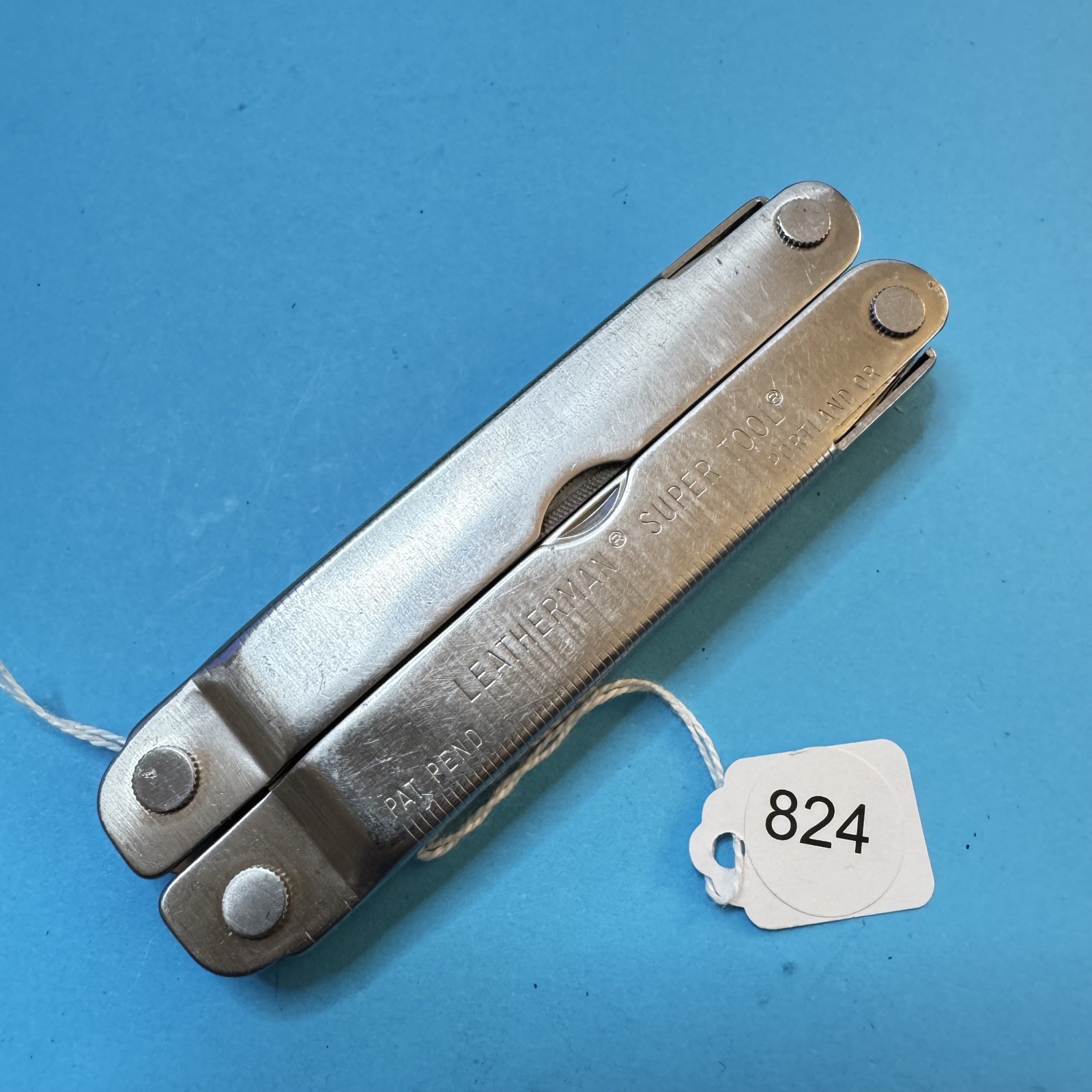 Leatherman Super Tool Plier Multi Tool Pocket Knife New Nylon Sheath EDC #824