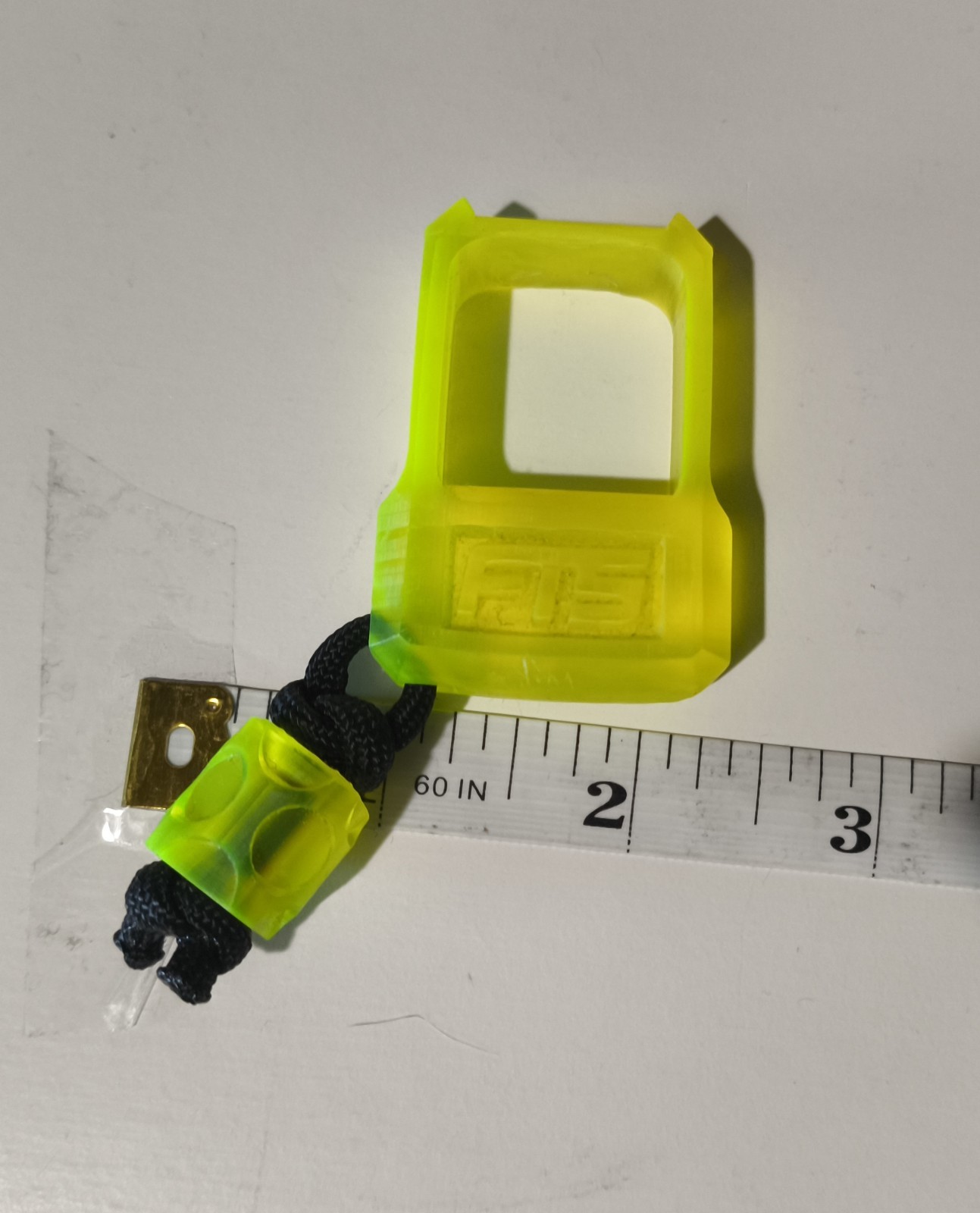 FTS Project Neon Green Yellow Edc Gadget With Matching Bead