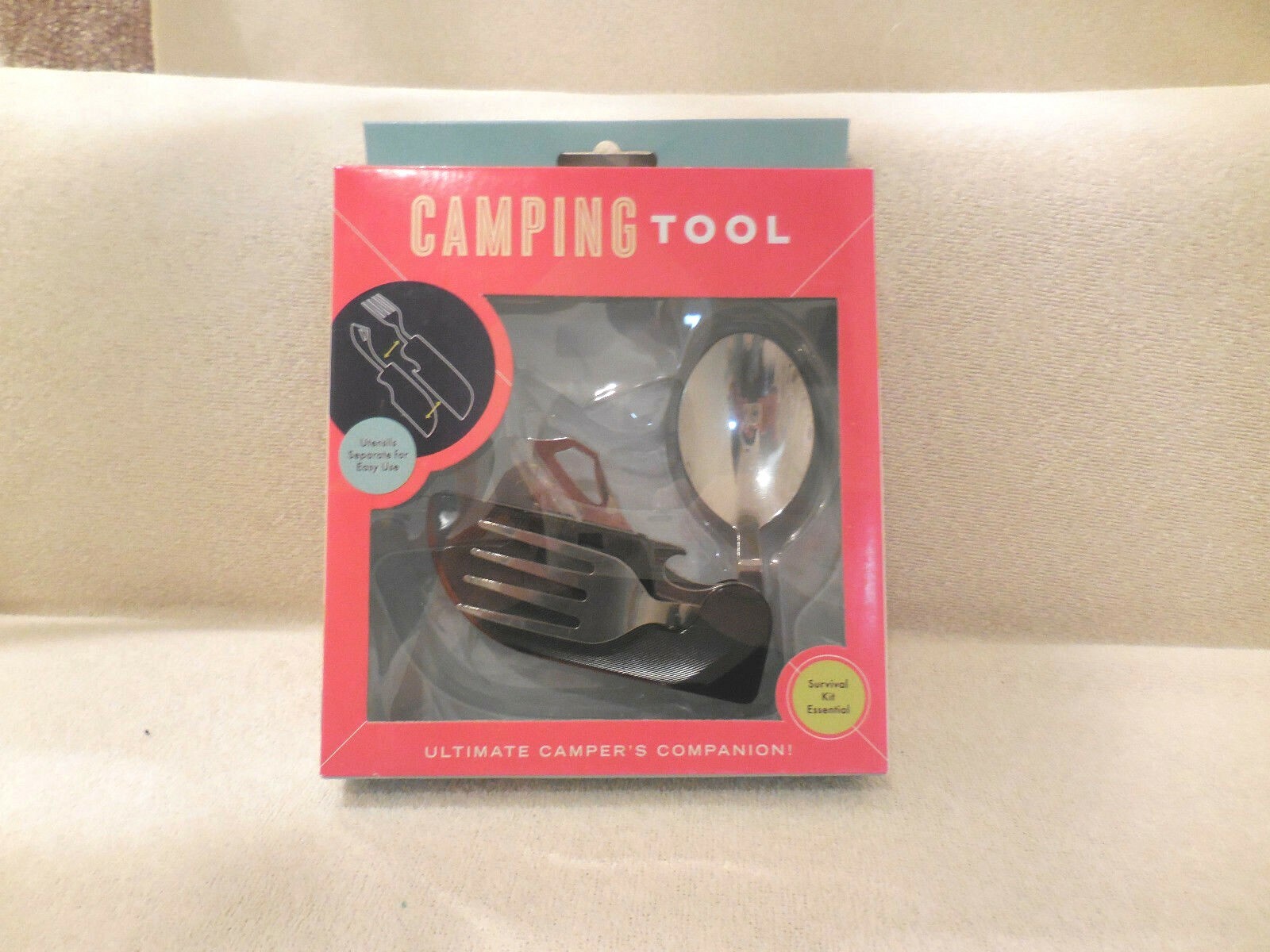 ULTIMATE CAMPER’S TOOL ALL-IN-ONE Spoon, Fork, Knife Bottle Opener CAMPING SURVI