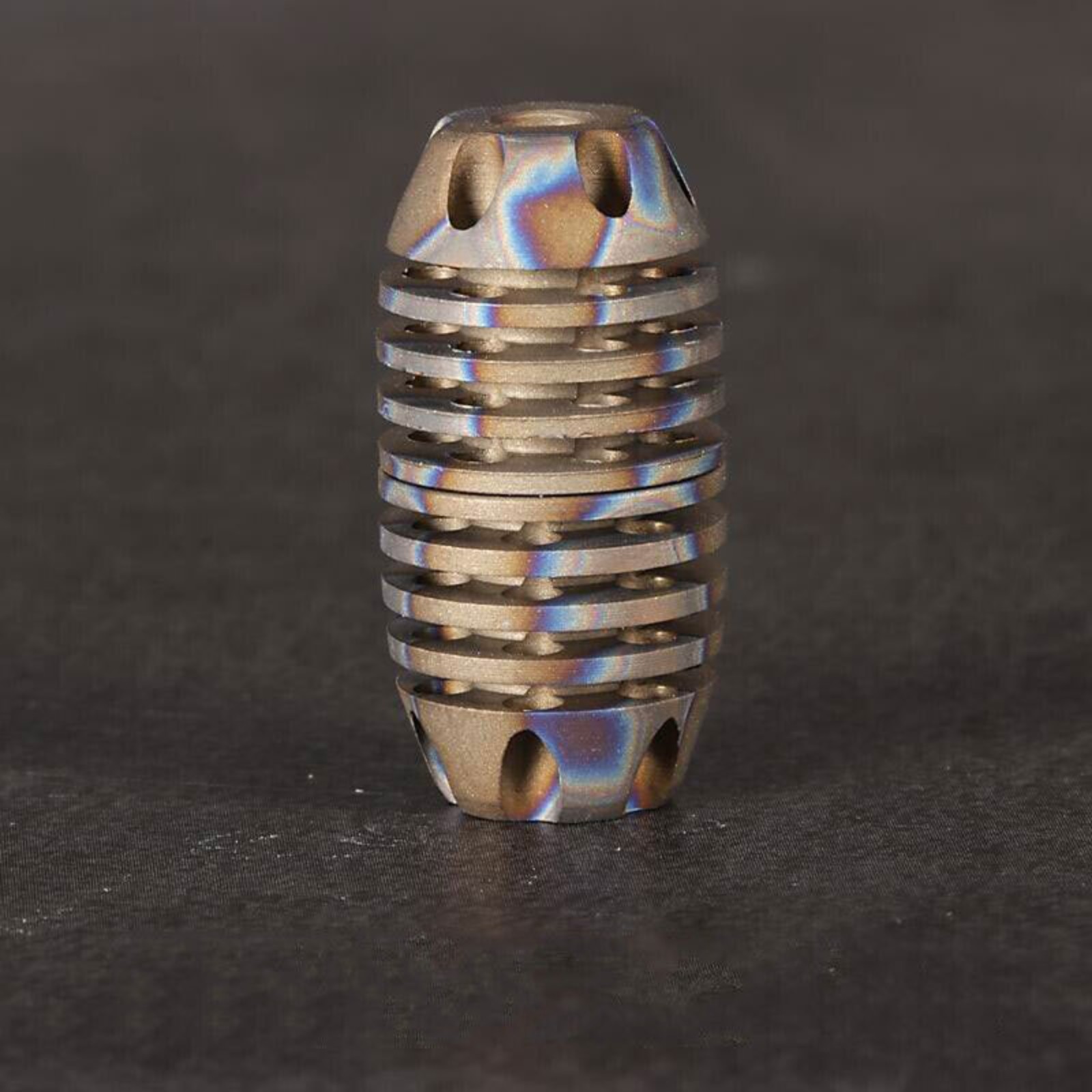 Hot Titanium Alloy Paracord Bead Bracelet Connection Buckle Keyring DIY EDC Bead