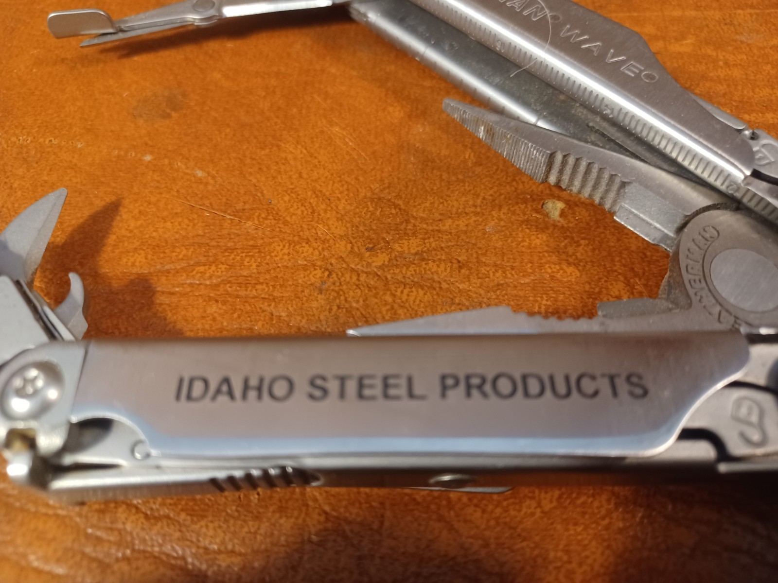 Idaho Steel Products Leatherman Wave Plus Multitool Stainless Steel Knife (D2)