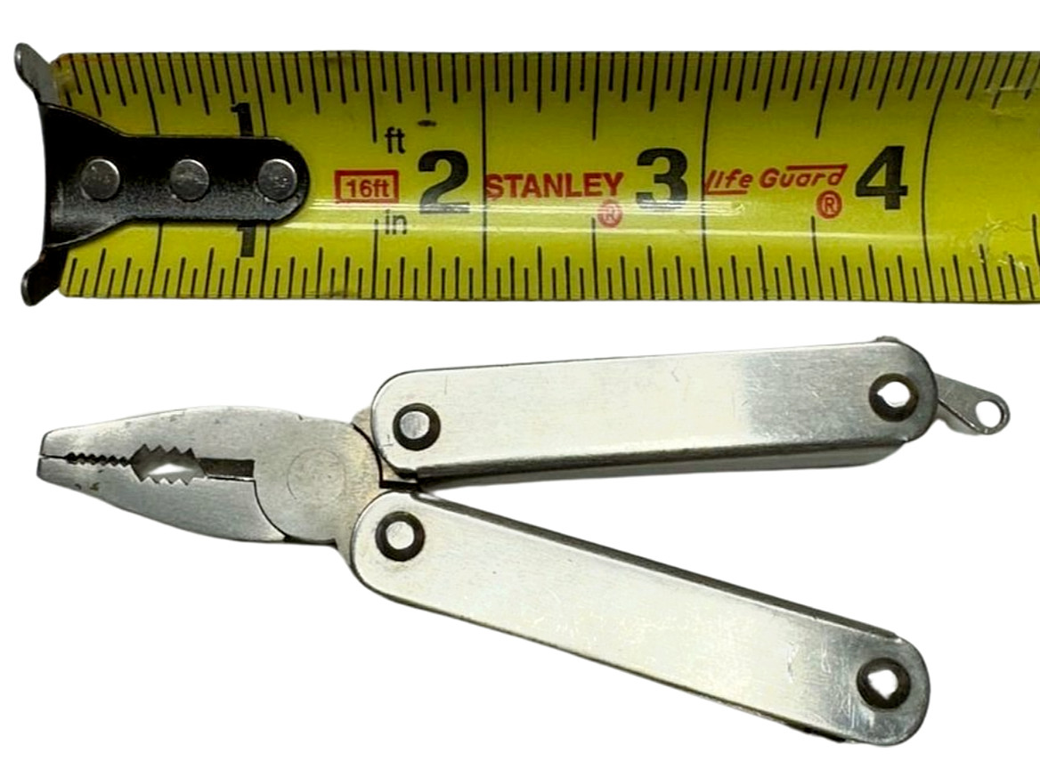 Stainless Multi-Tool Pliers, Wire Cutter, Knife, File & Screwdriver