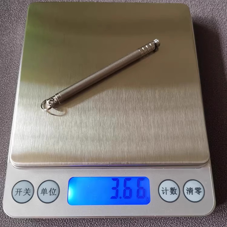 EDC Titanium Alloy Ear Pick + Titanium Alloy Toothpick Portable Multi Tool Gift