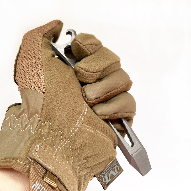 Titanium alloy crowbar multifunctional tool outdo bottle opener hexagonal wrench
