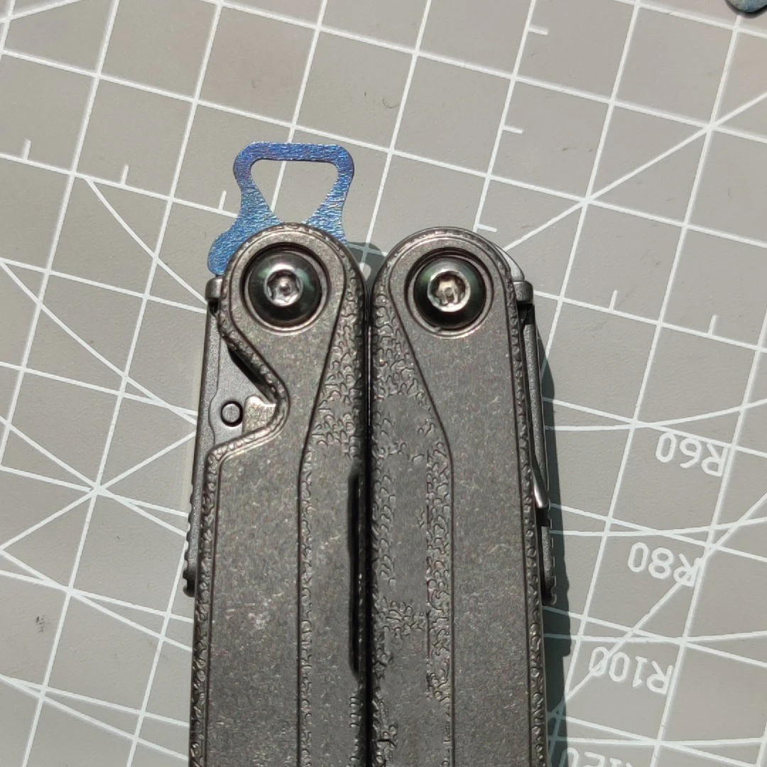 Titanium Lanyard Loop For Leatherman Charge TTI Wave Surge
