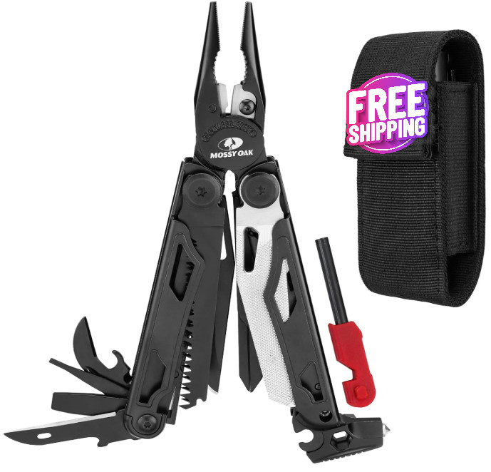 Cuchillo Herramienta Multiuso Navaja Pinza Destornillador Alicate Bolsillo 19En1