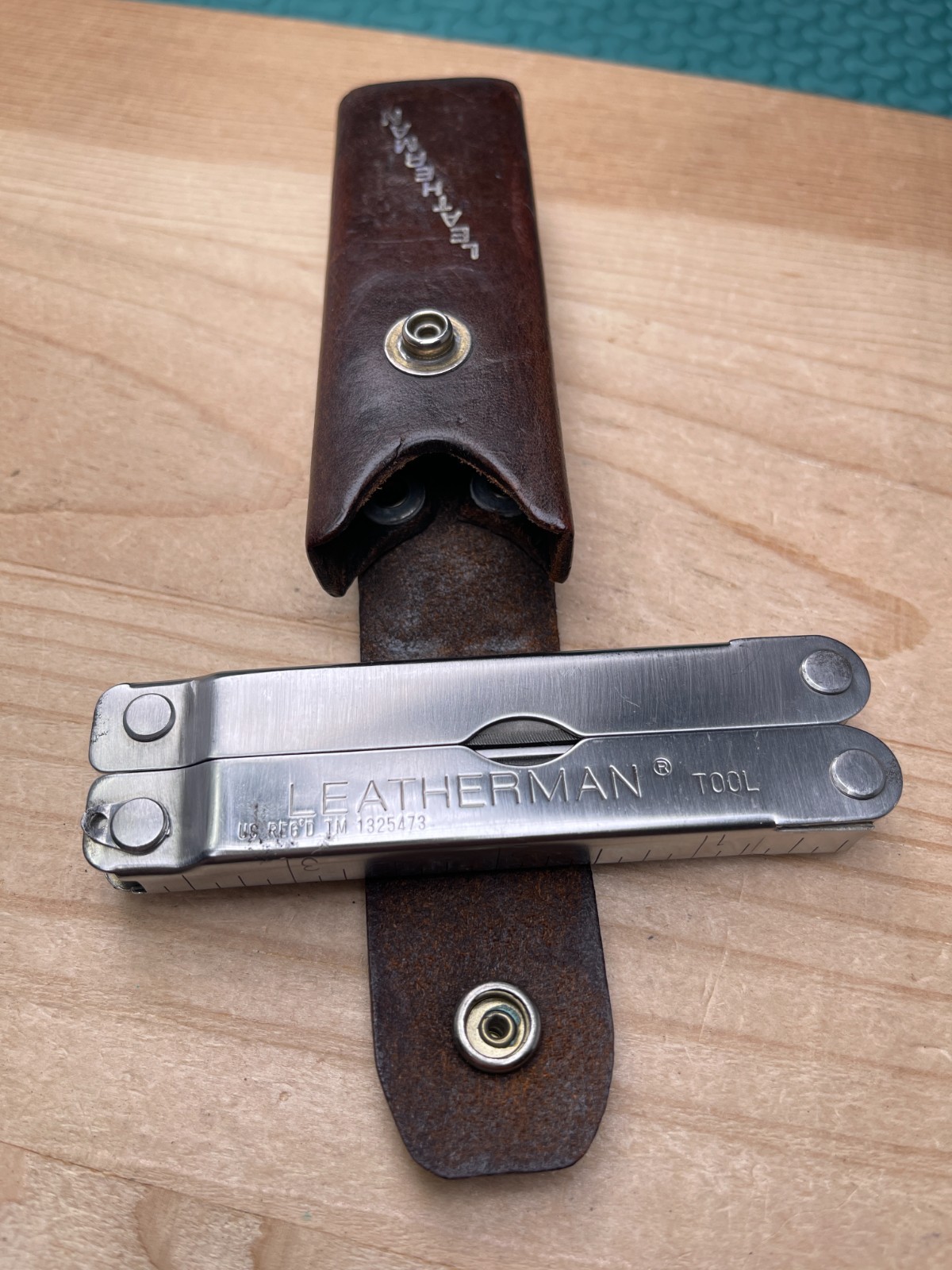 LEATHERMAN Tool PST Multi-tool Knife Japan Large Letter Riveted Original Sheath