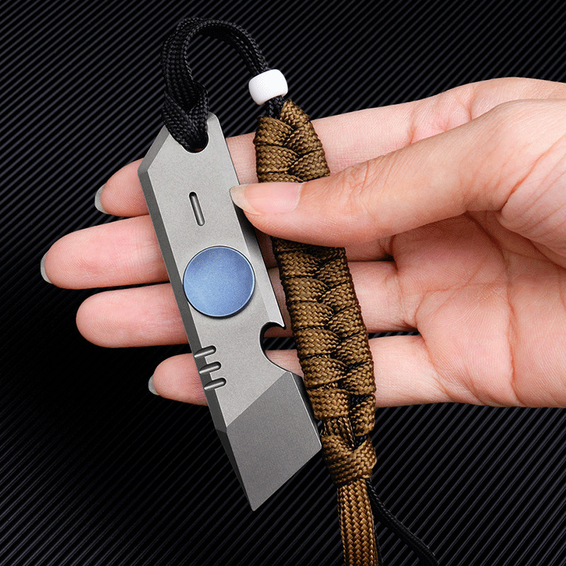 EDC Titanium Alloy Multi Tools Pry Bar Crowbar Opener Wrench Spinner Toy Hot