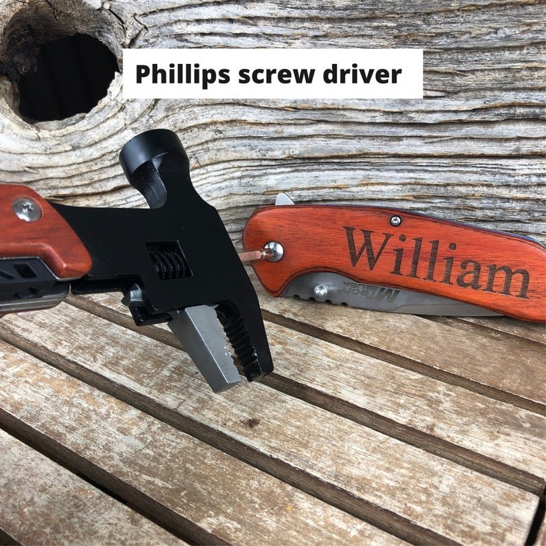 Personalized Wrench multi tool, Groomsmen Gifts, Husband Gift