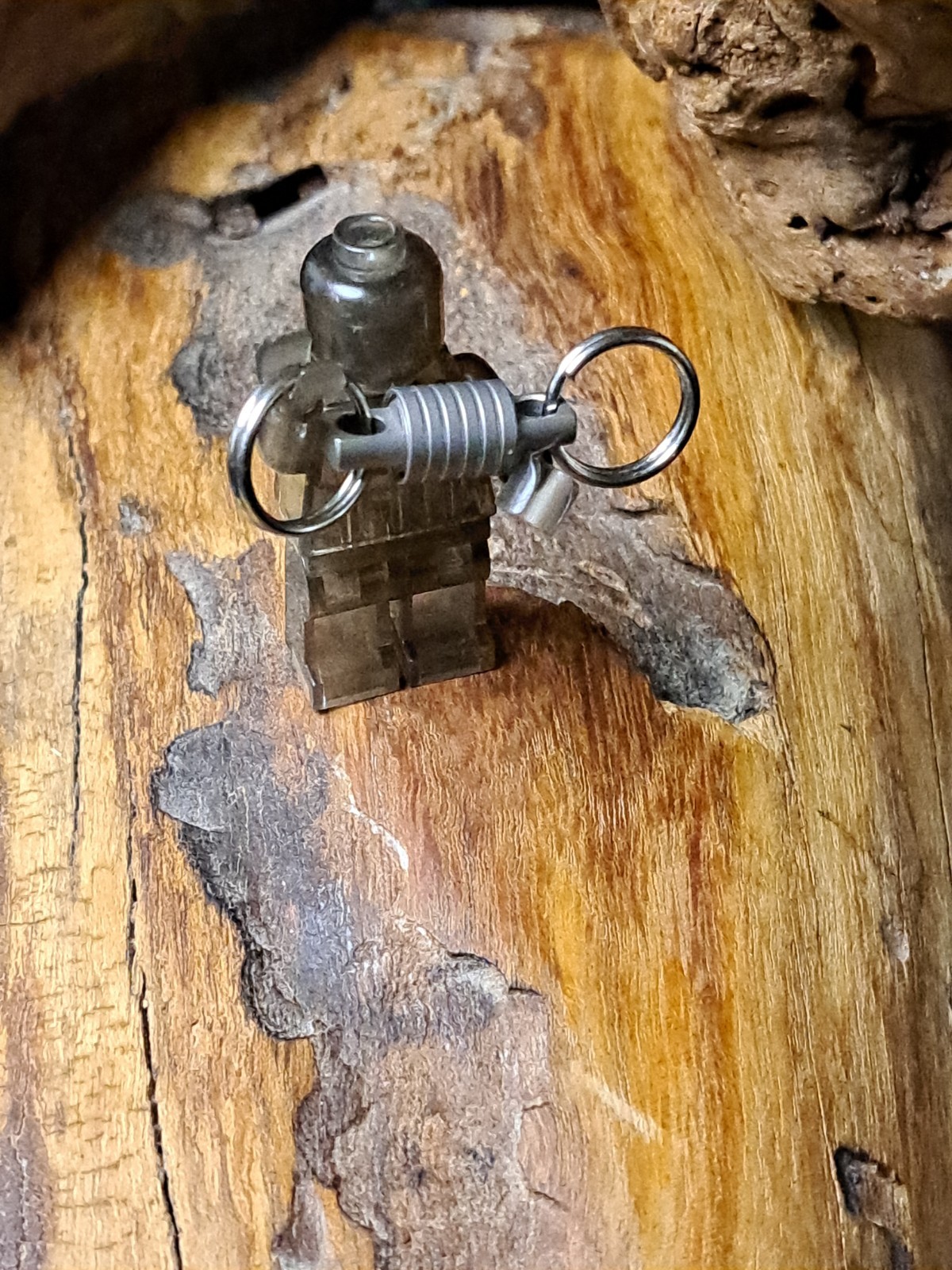 Pro Super Mini Series Titanium Swivel With 12mm Titanium Keyrings