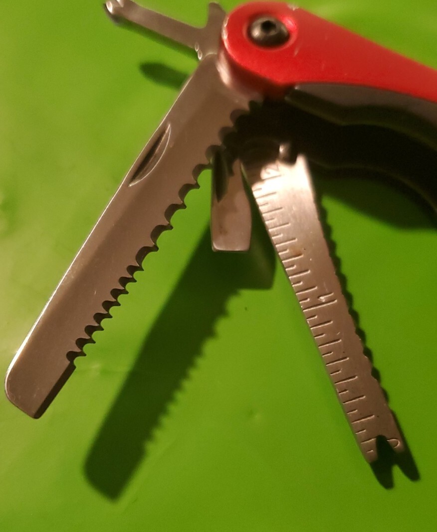 Sheffield 9-in-1 Large Red Multi-Tool