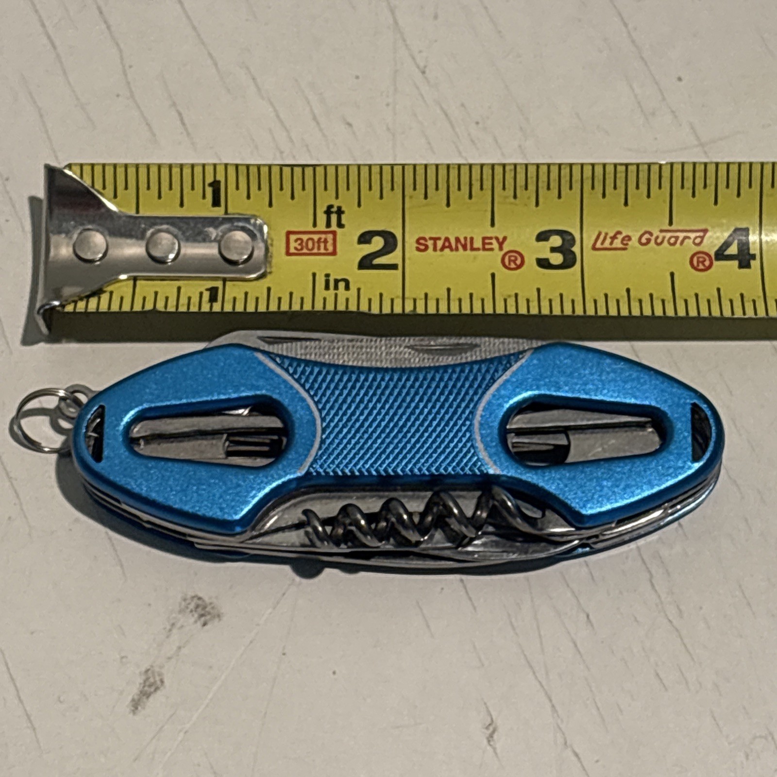 Columbia Stainless Steel 7 Multifunction Tool Set! All In One Blue Tool Kit