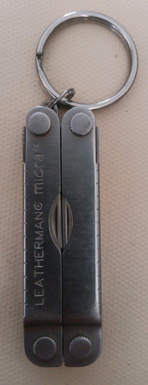 Leatherman Micra W/keychain Stainless Steel 2 1/2″ Spring-action Scissors