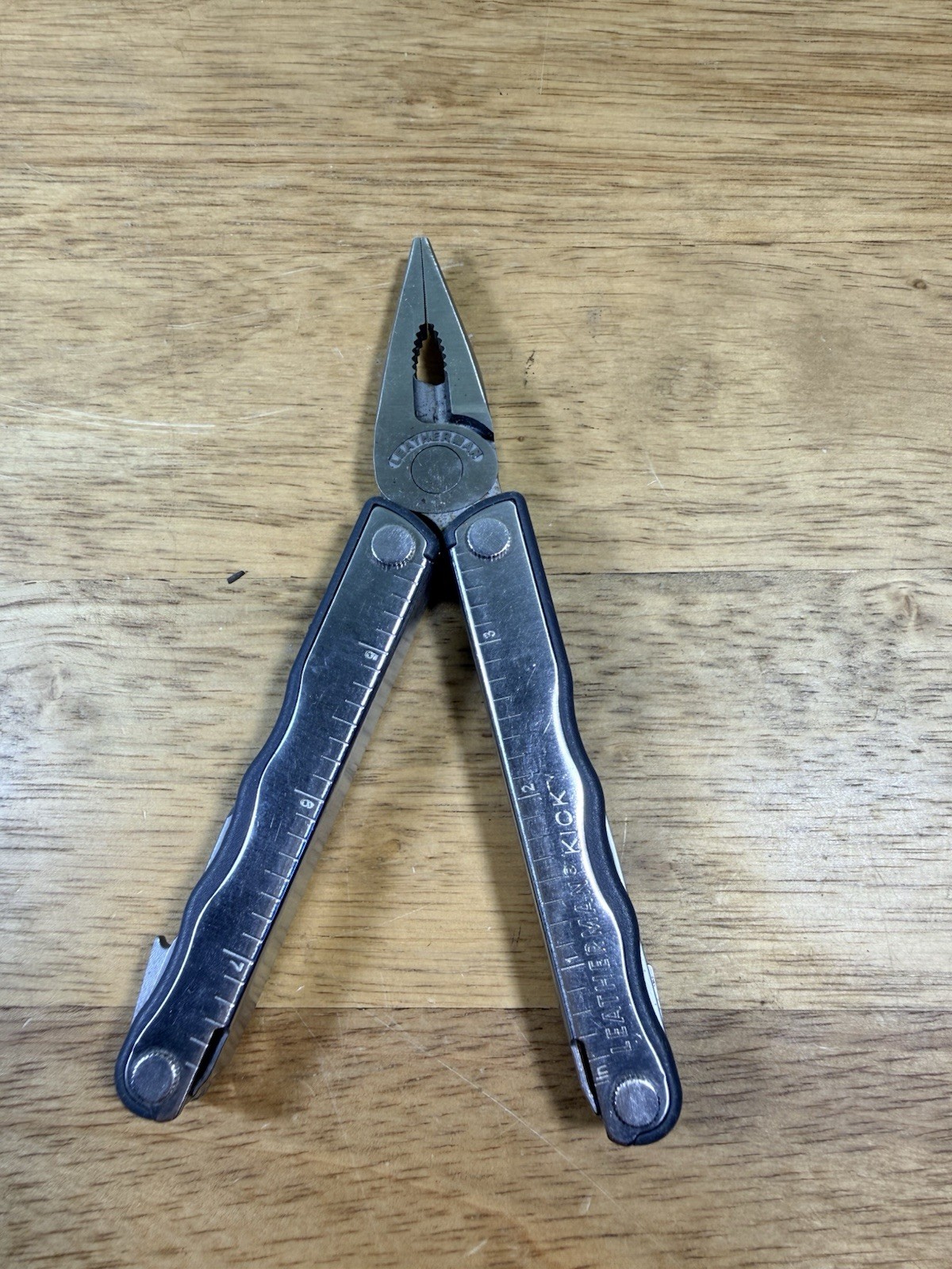 Leatherman Kick Retired Multi-Tool Stainless Steel Pocket Tool w/ Pliers Knife