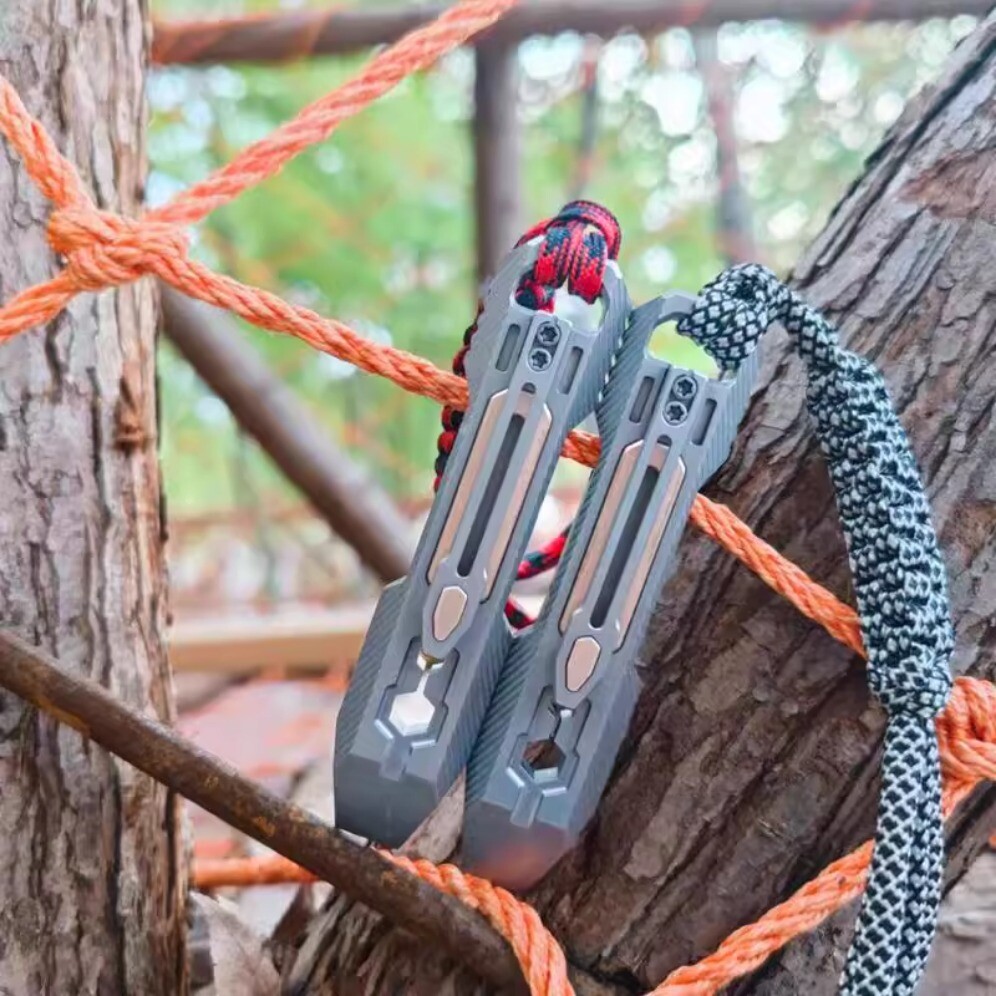 Retro Craftsmanship Titanium alloy pry bar Cycling/Outdoor Tool