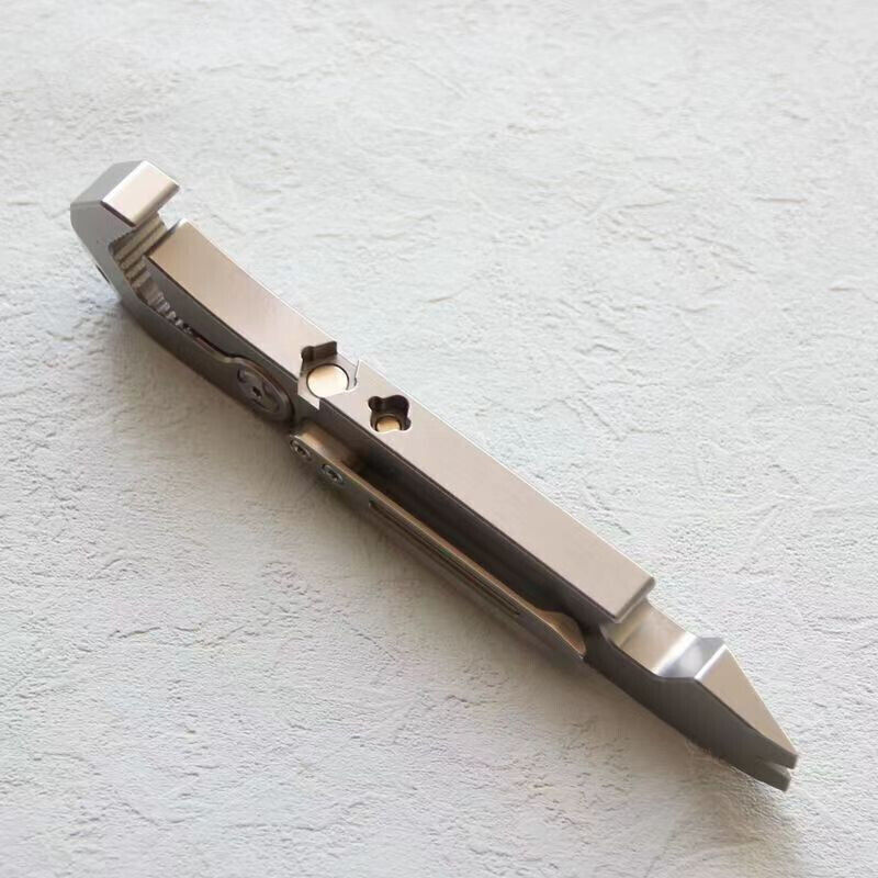 TC4 Titanium Crowbar Pry Bar Wrench Spanner Bottle Opener Clip Quality EDC Tool