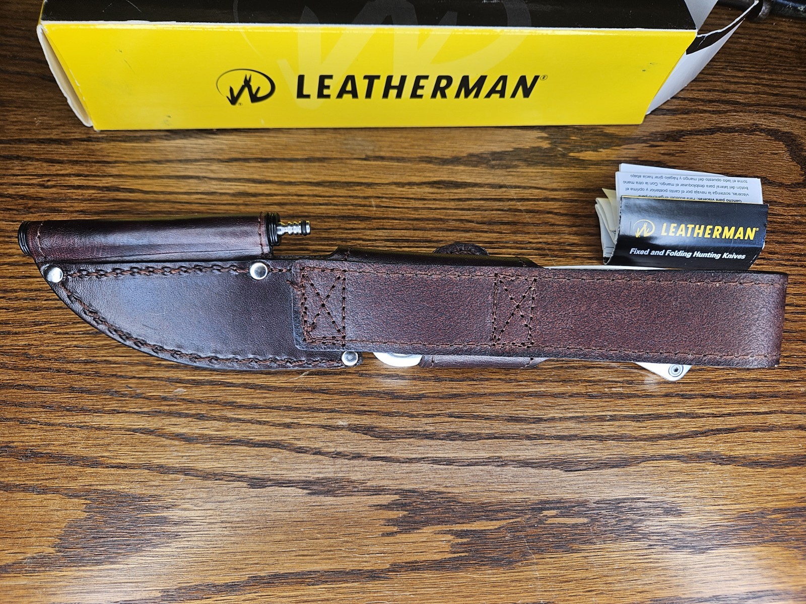 Leatherman Steens Fixed Blade Knife Multitool Saw Gut Hook – Discontinued – 032