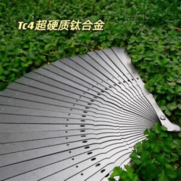 Tactical Full Titanium Alloy Folding Fan Martial Arts Portable Kung Fu Fan Tools