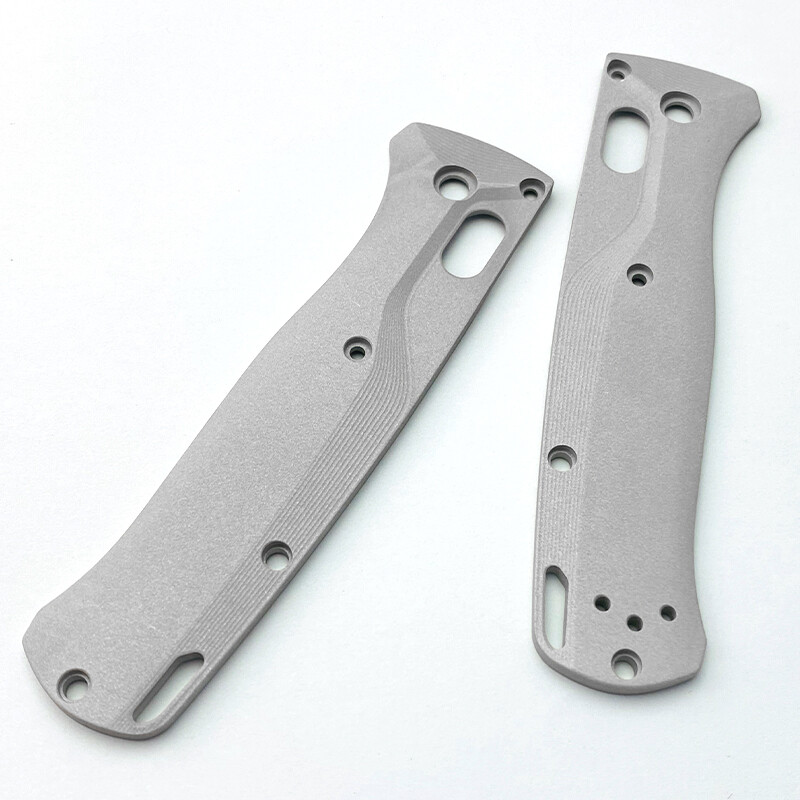 1Pair Aluminium Alloy Handle Patch for Benchmade Bugout 535 Cross Striation