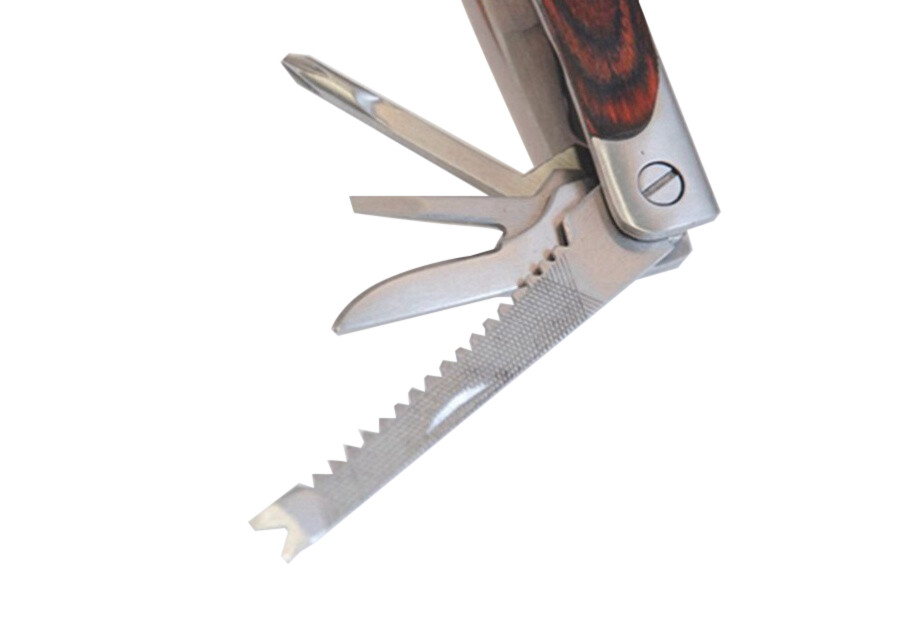 Stainless Switch Double Head Pliers w Knife Multi Tools Wiring Camping Fishing