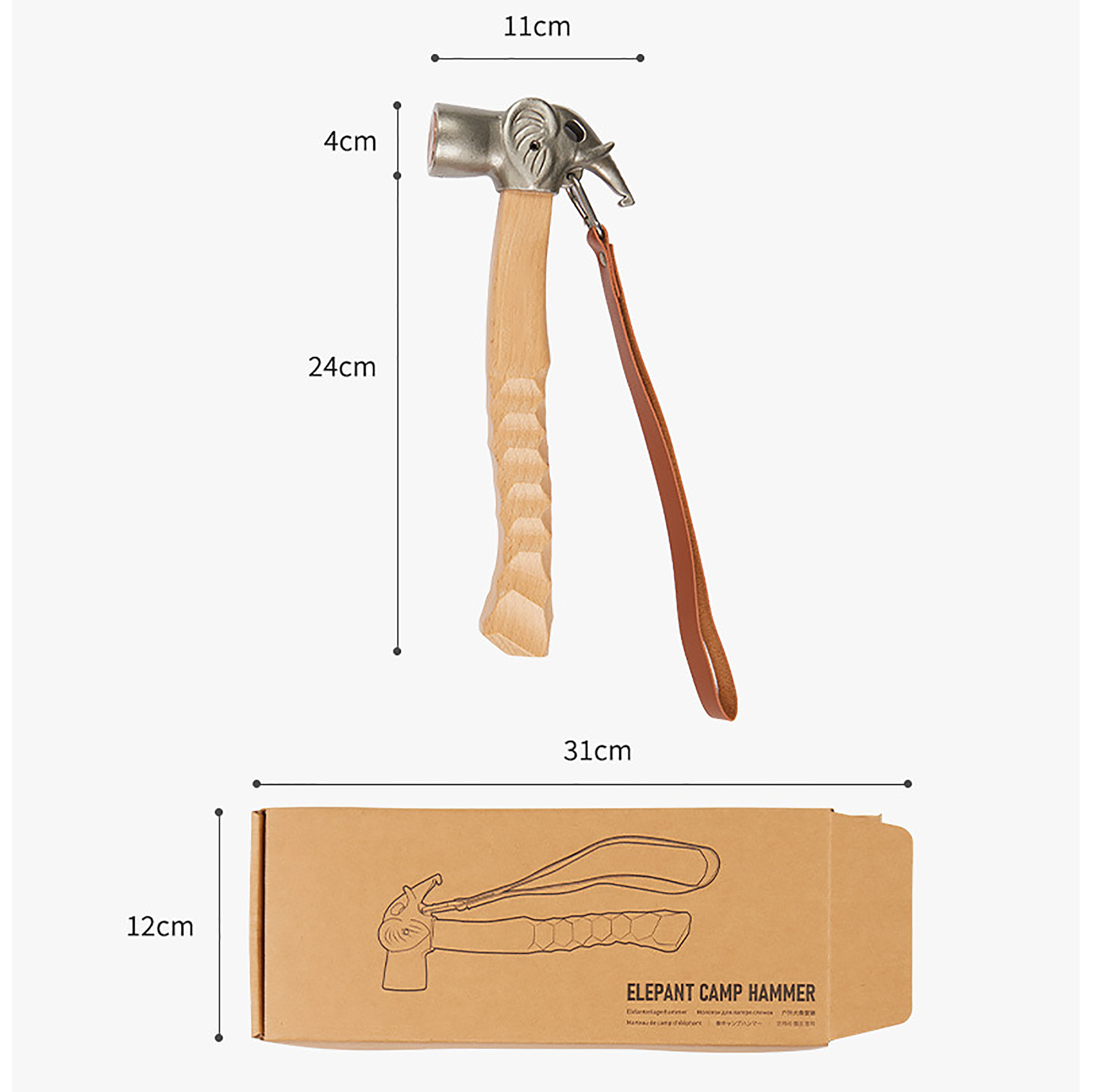 hammer Multifunctional camping hammer outdoor camping equipment tent nail hammer