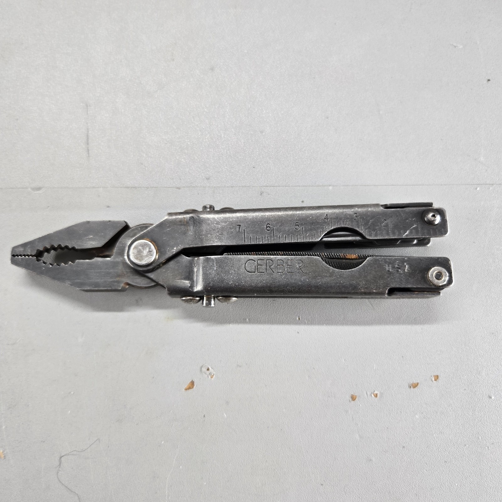 Vintage USA Gerber MultiTool Blunt Pliers Patent #5142721-#5212844 Stainless