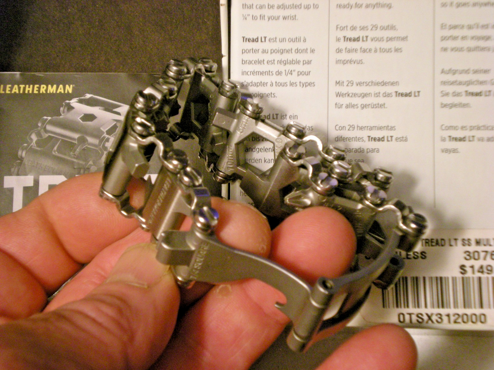 Leatherman Tread LT Stainless Model 307654 Authentic