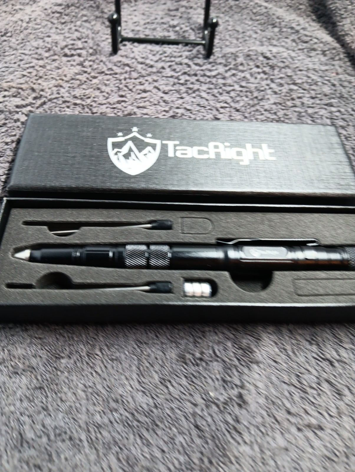Tacright 6 in1 Tactical Pen Flashlight Glass Breaker EDC Survival Tool Multitool
