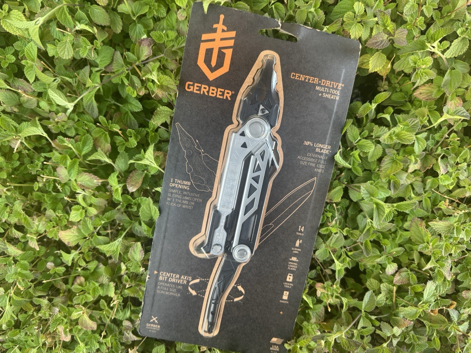 GERBER CENTER-DRIVE black multi-tool and sheath NEW