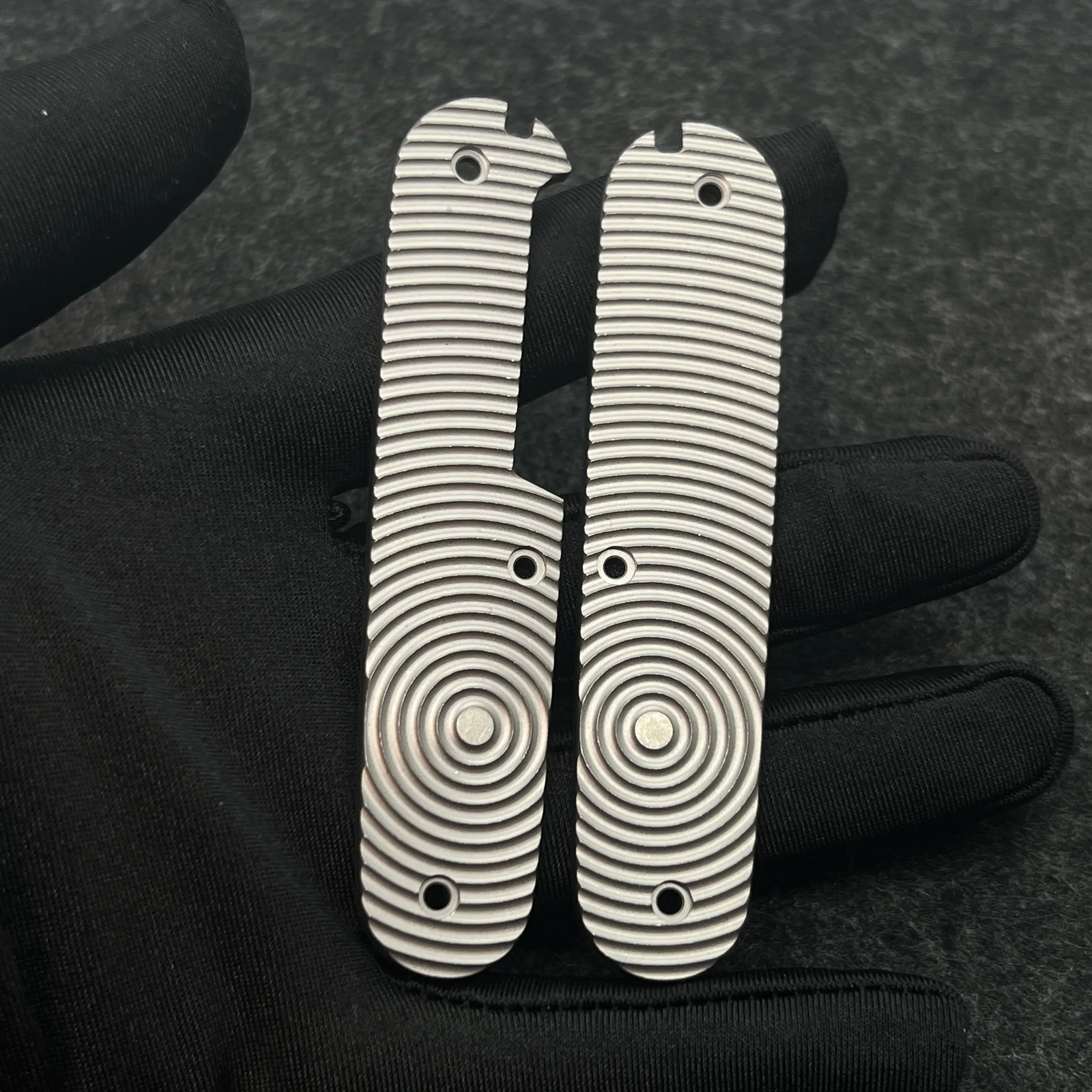1 set 3 Layers Titanium Handle Grip Scales with Corkscrew For 91mm Victorinox