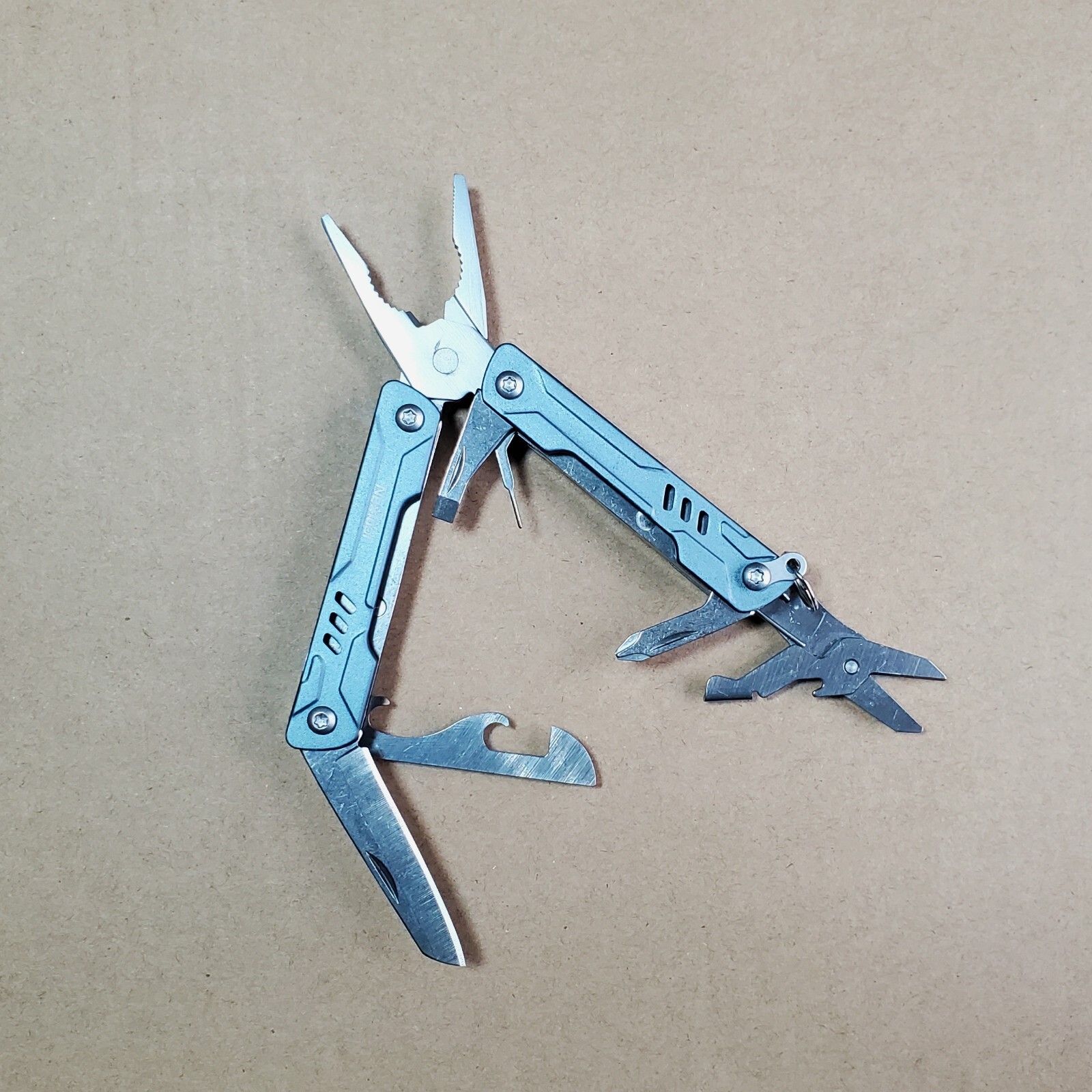 NexTool Mini Sailor Pliers 10-in-1 Multitool Folding EDC Hand Tool Blue 2.64″