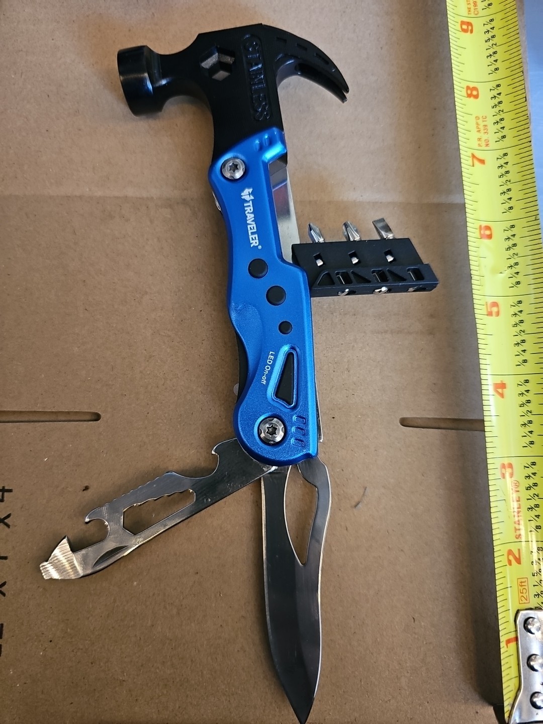 Traveler Multi Function Tool Set With Carrying Case