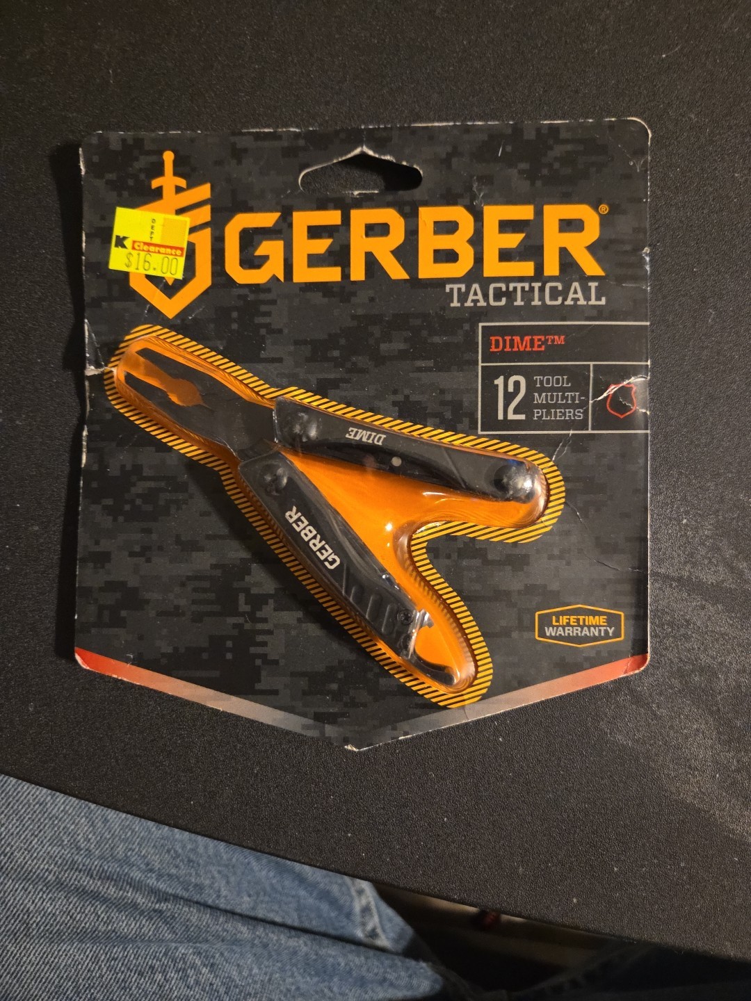 Gerber 31-001134 Multi Plier Tool Dime Black Black