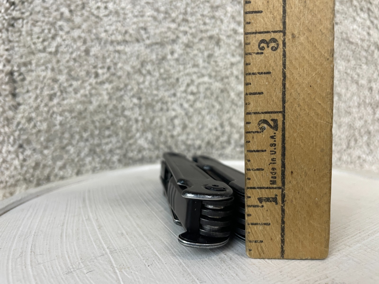 Hyper Tough Multitool Heavy Duty Stainless Steel Non Slip Grip Black