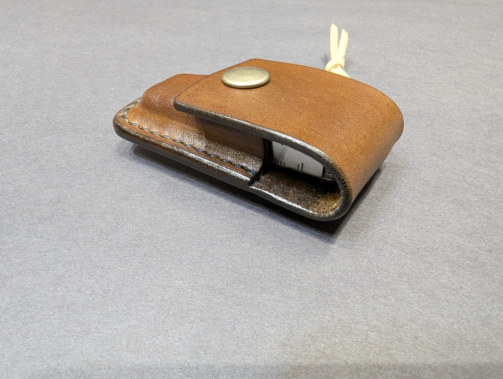 Leatherman Micra Keychain Tool w/ Custom Handmade Leather Holster