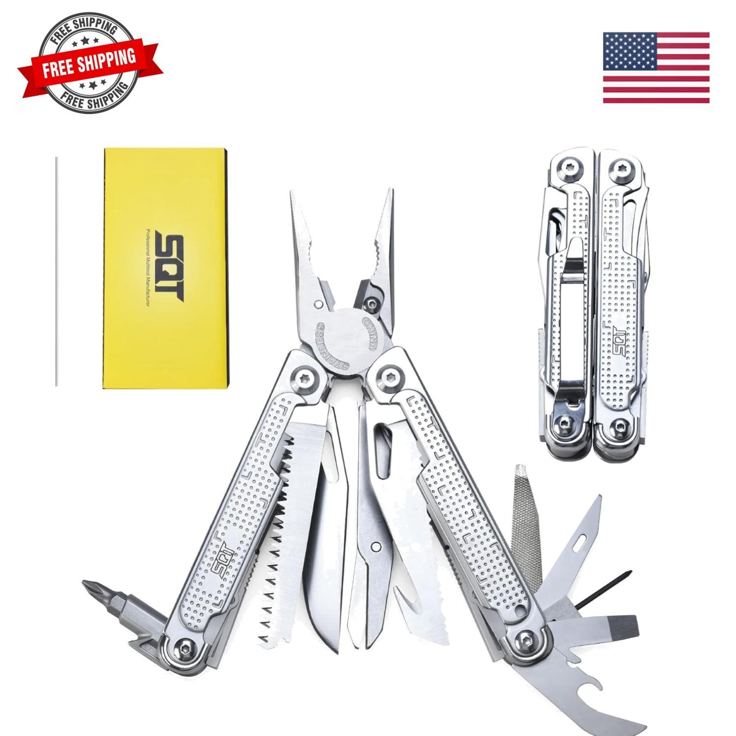 Lightweight 20-in-1 Multitool: Essential Gift for Men Who Love DIY and Adventure