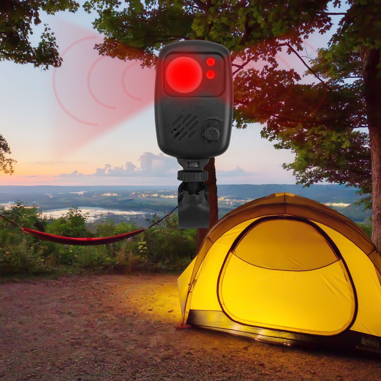Camping Security Infrared Motion Sensor Alarm for Fishing and Outdoor Use