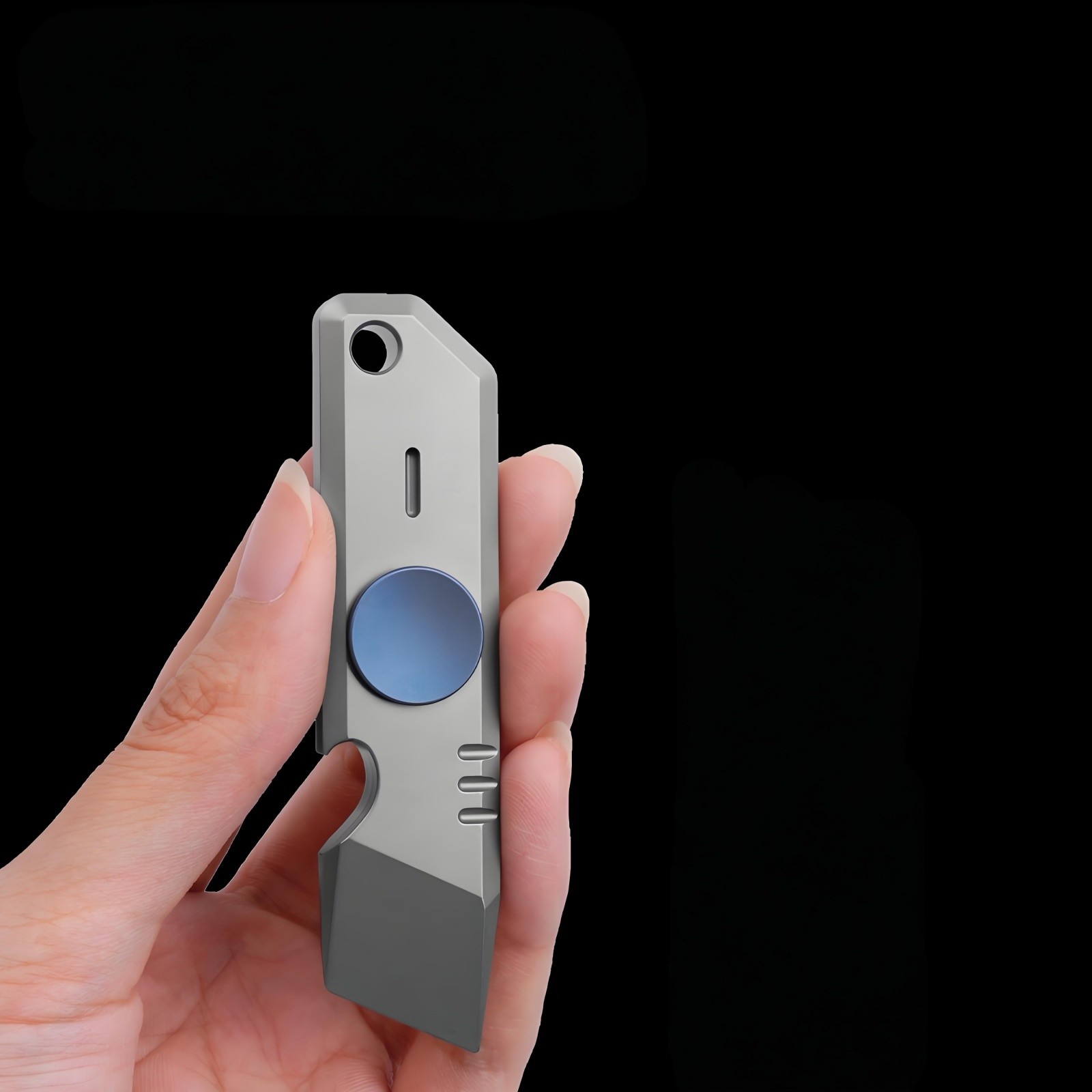 Titanium Alloy EDC Multi Tools Pry Bar Fidget Spinner Bottle Opener Portable
