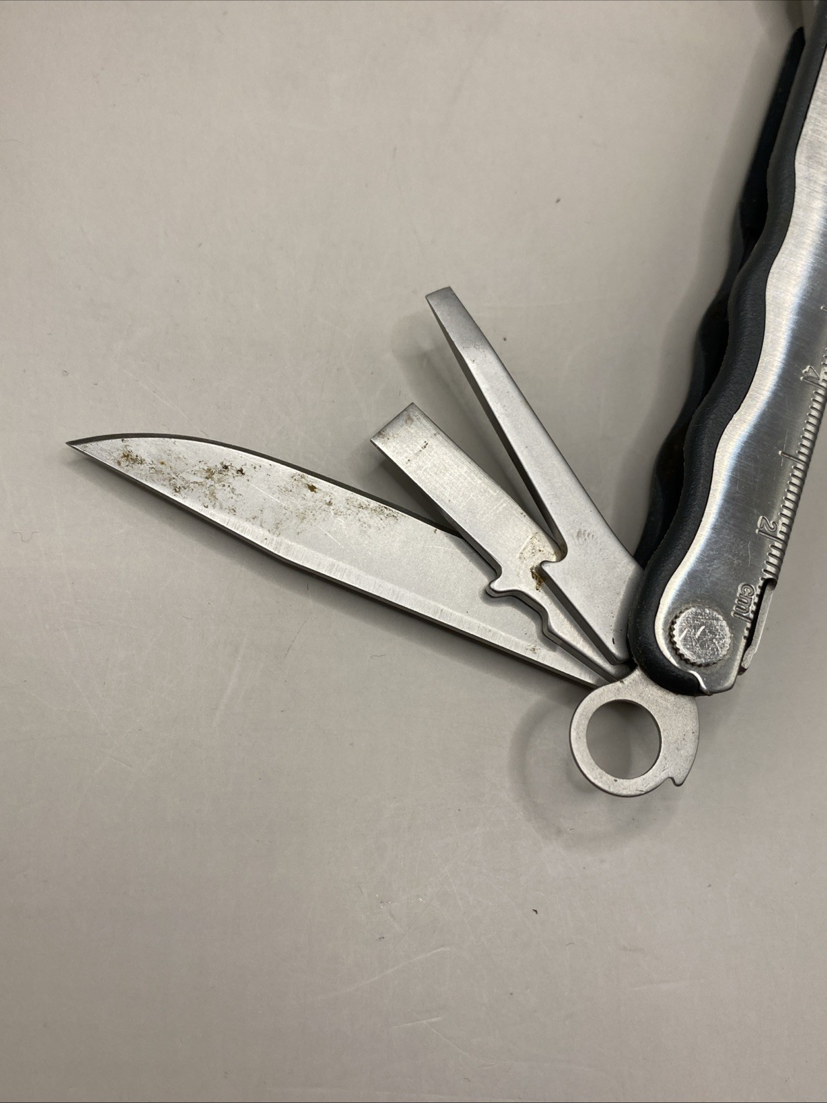 Vintage Leatherman Kick 12 Tools Retired with Leather Case Great!